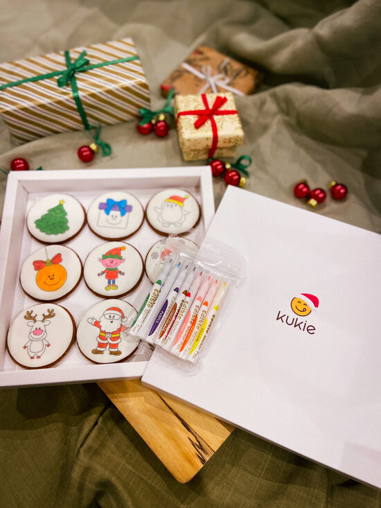 Piparkūkas "Izkrāso un apēd" Ziemassvētki (9 gab.)